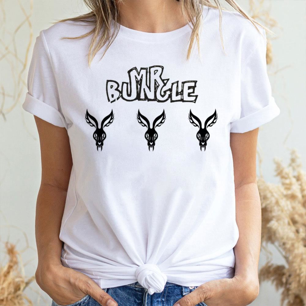 Black 3 Rabbits Mr Bungle Limited Edition T-shirts